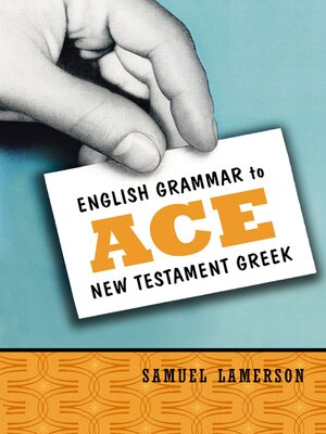 cover image of English Grammar to Ace New Testament Greek